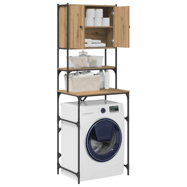 Waschmaschinen-Schrank Artisan-Eiche 68 x 48,5 x 194 cm