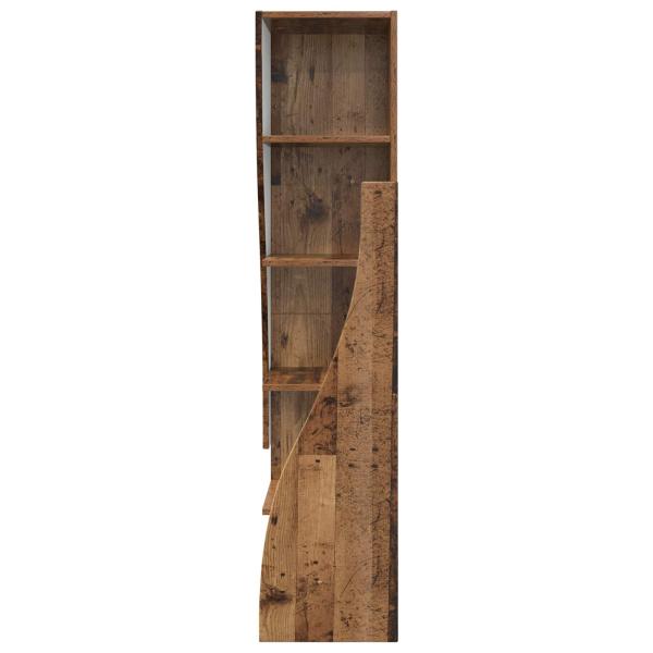 Eckschrank 32x32x140cm Holzwerkstoff Altholz
