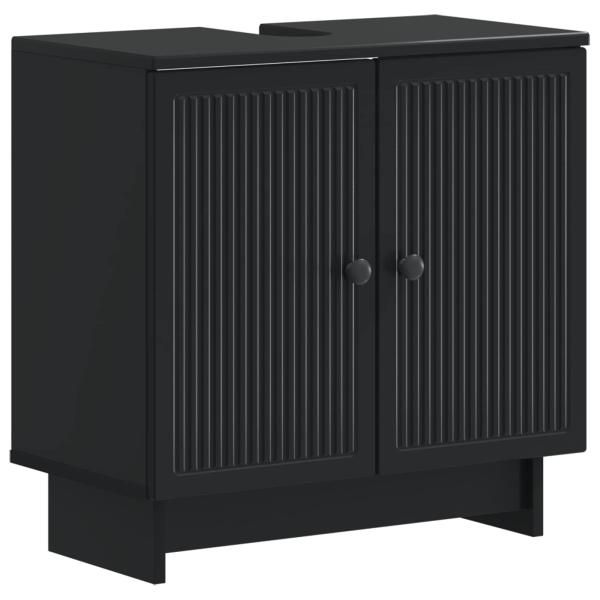 ARDEBO.de - Waschbeckenschrank EDE Schwarz 59,5 x 31,5 x 59 cm