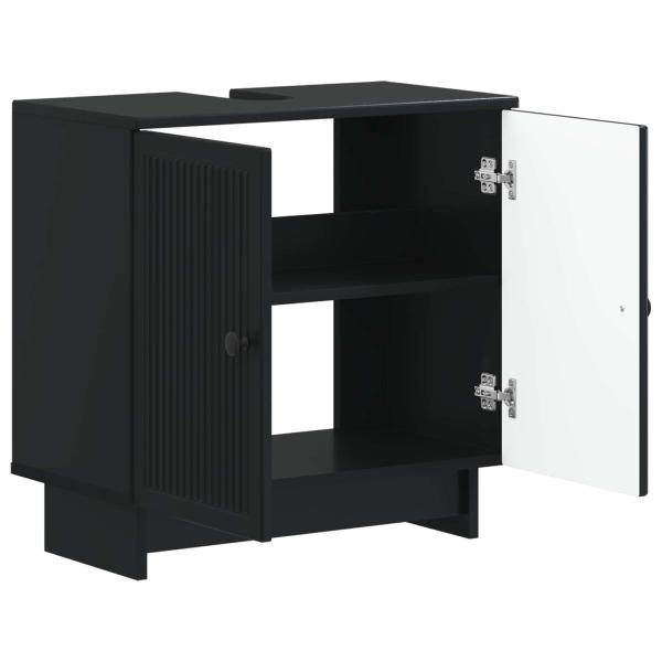 Waschbeckenschrank EDE Schwarz 59,5 x 31,5 x 59 cm
