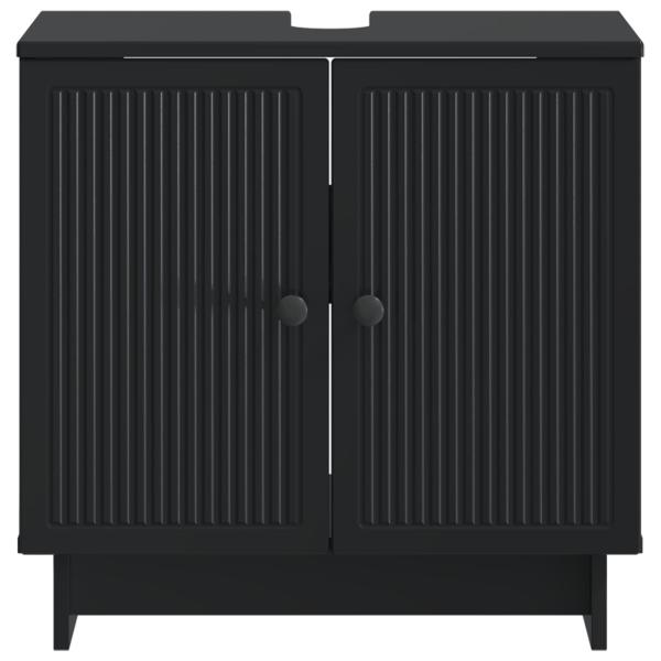 Waschbeckenschrank EDE Schwarz 59,5 x 31,5 x 59 cm