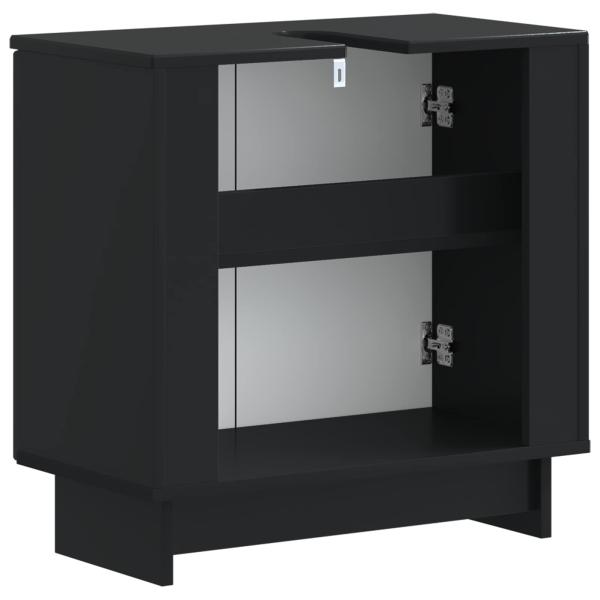 Waschbeckenschrank EDE Schwarz 59,5 x 31,5 x 59 cm