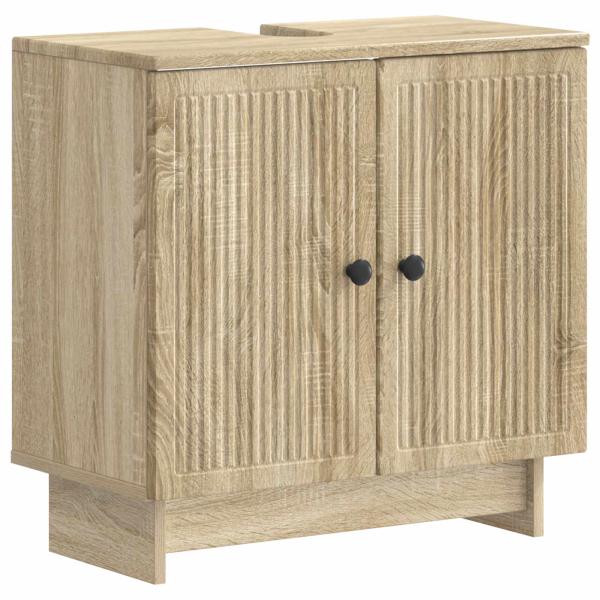 ARDEBO.de - Waschbeckenschrank EDE Sonoma-Eiche 59,5 x 31,5 x 59 cm
