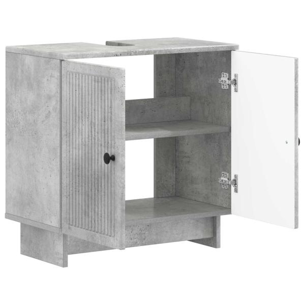 Waschbeckenschrank EDE Betongrau 59,5 x 31,5 x 59 cm