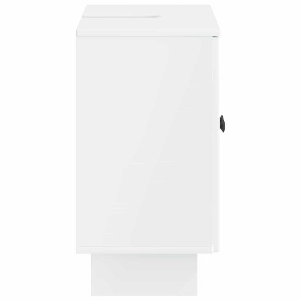 Waschbeckenschrank EDE Hochglanz Weiß 59,5 x 31,5 x 59 cm