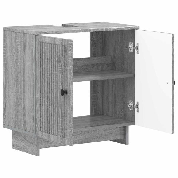 Waschbeckenschrank EDE Sonoma-Grau 59,5 x 31,5 x 59 cm