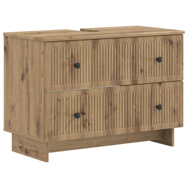 ARDEBO.de - Waschbeckenschrank EDE Artisan-Eiche 82 x 41 x 59 cm
