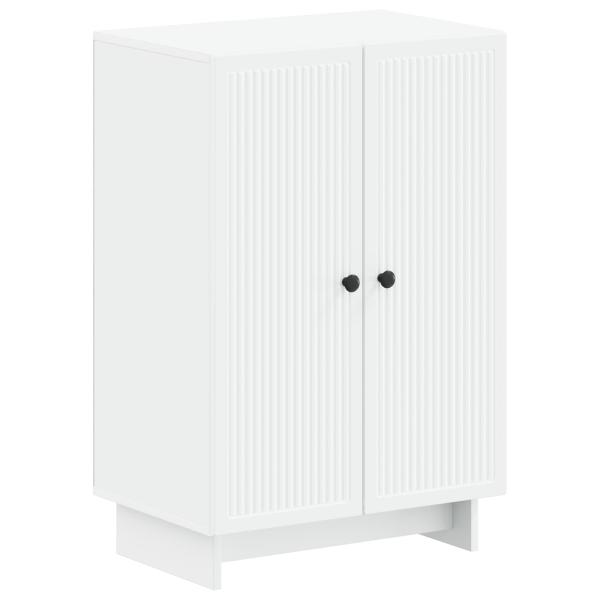 Schuhschrank EDE 59,5 x 39,5 x 90 cm Holzwerkstoff Weiß