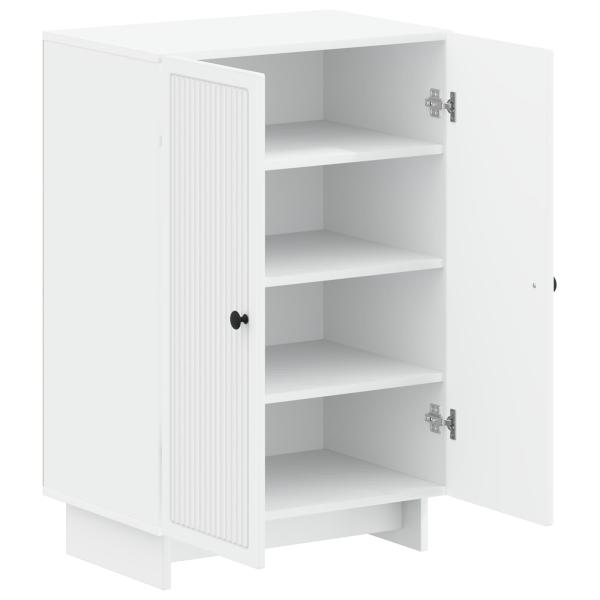 Schuhschrank EDE 59,5 x 39,5 x 90 cm Holzwerkstoff Weiß