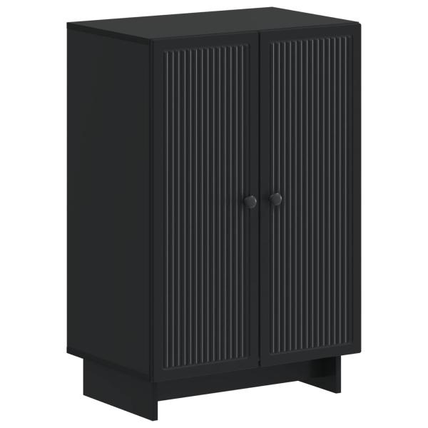 Schuhschrank EDE 59,5 x 39,5 x 90 cm Holzwerkstoff Schwarz