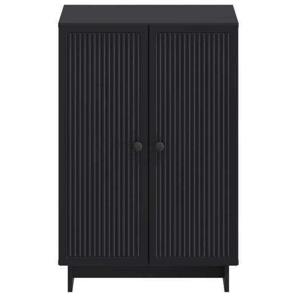 Schuhschrank EDE 59,5 x 39,5 x 90 cm Holzwerkstoff Schwarz