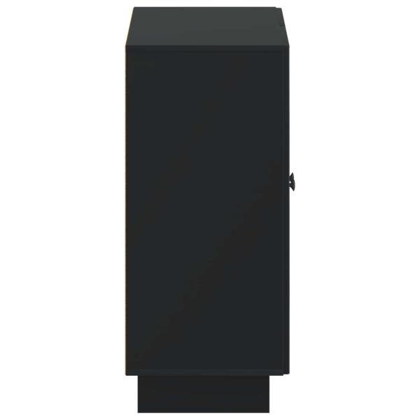 Schuhschrank EDE 59,5 x 39,5 x 90 cm Holzwerkstoff Schwarz