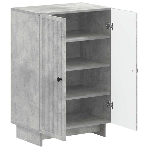 Schuhschrank EDE 59,5 x 39,5 x 90 cm Holzwerkstoff Betongrau