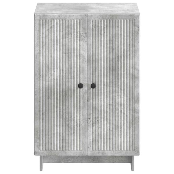 Schuhschrank EDE 59,5 x 39,5 x 90 cm Holzwerkstoff Betongrau
