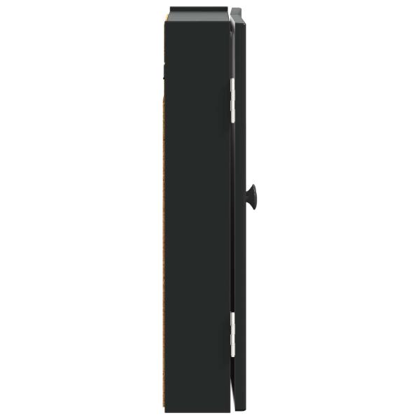 Dartboard Schrank EDE Schwarz 52,5 x 10,5 x 53,5 cm