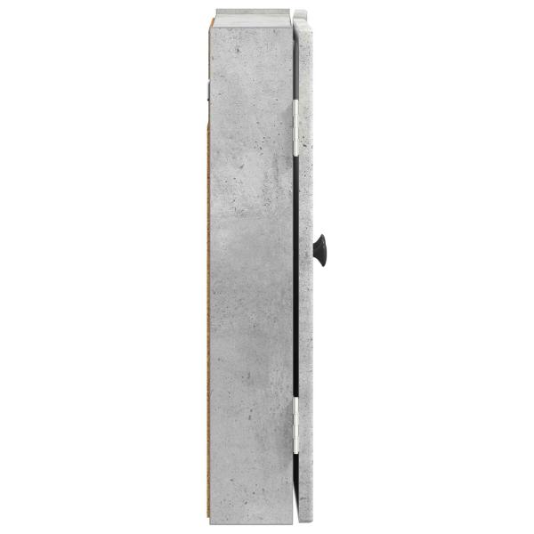 Dartboard Schrank EDE Betongrau 52,5 x 10,5 x 53,5 cm