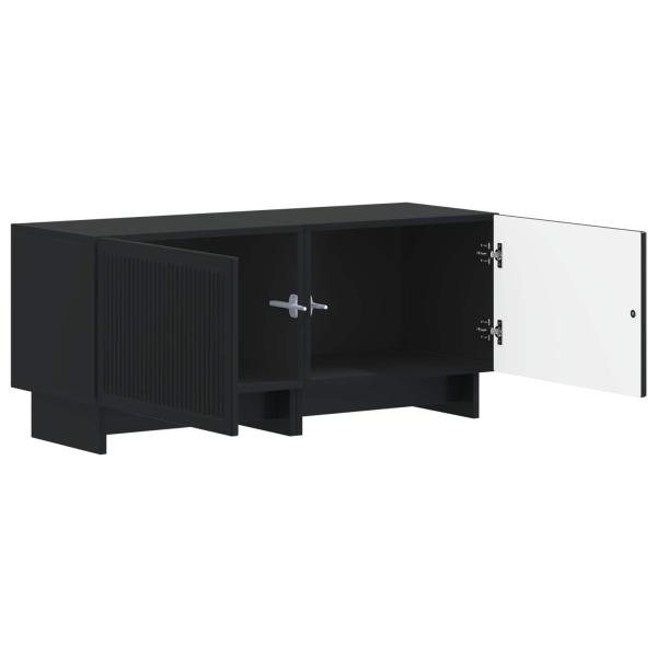 TV-Schrank Schwarz Holzwerkstoff