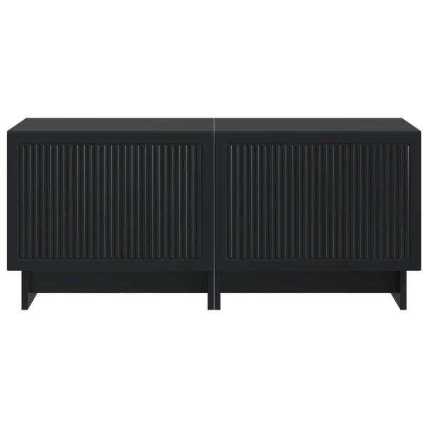 TV-Schrank Schwarz Holzwerkstoff