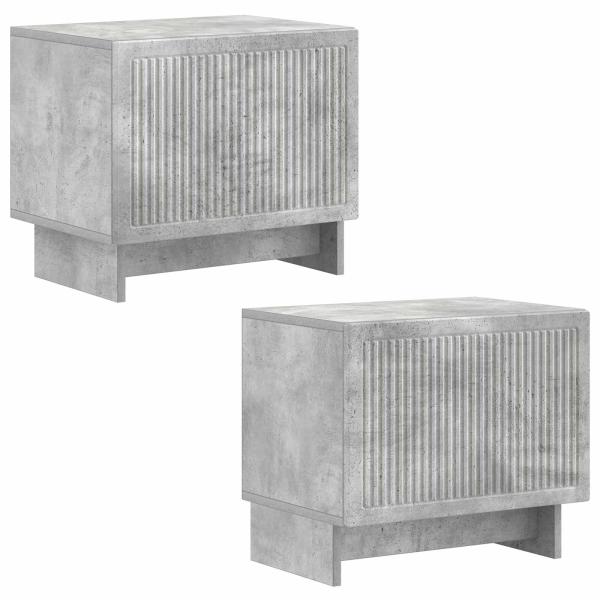 TV-Schrank Betongrau Holzwerkstoff
