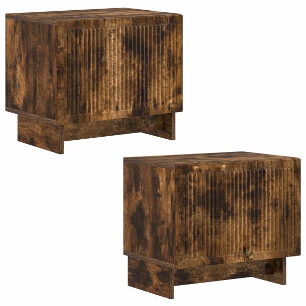 TV-Schrank Raucheiche Holzwerkstoff