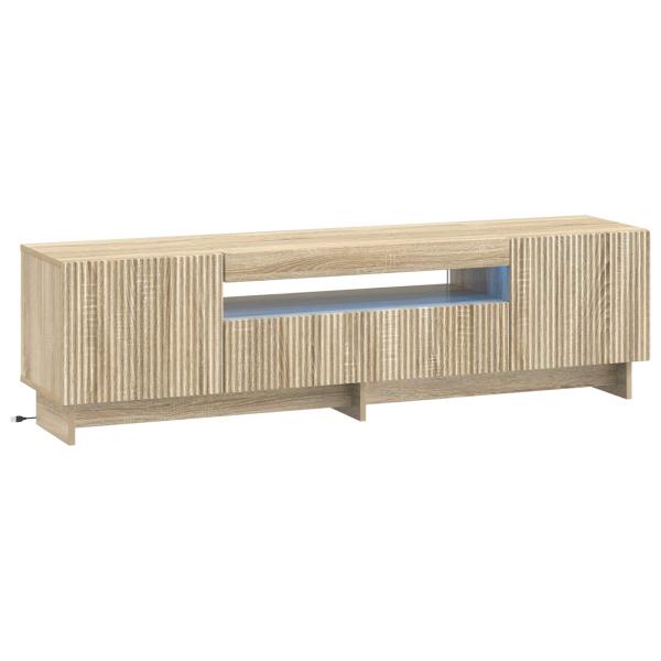 LED-TV-Schrank EDE 153 x 35 x 43 cm Sonoma-Eiche Holzwerkstoff