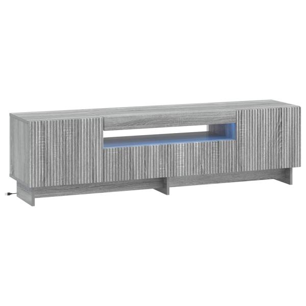 LED-TV-Schrank EDE 153 x 35 x 43 cm Sonoma-Grau Holzwerkstoff