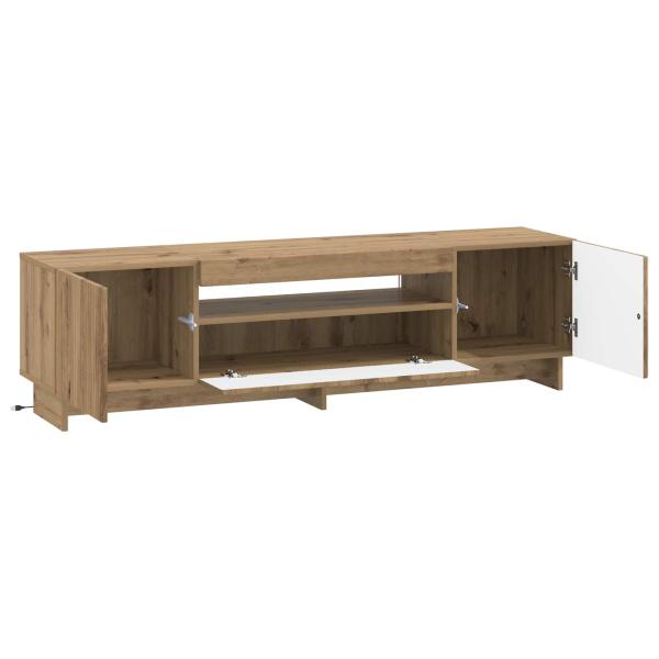 LED-TV-Schrank EDE 153 x 35 x 43 cm Artisan-Eiche Holzwerkstoff