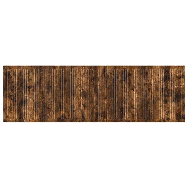 Wandmontiertes Kopfteil EDE Raucheiche Holzwerkstoff