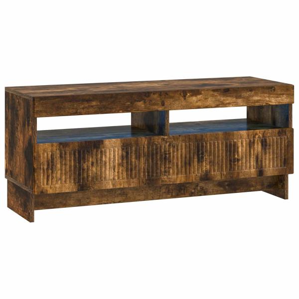 LED-TV-Schrank EDE 100 x 35 x 43 cm Raucheiche Holzwerkstoff