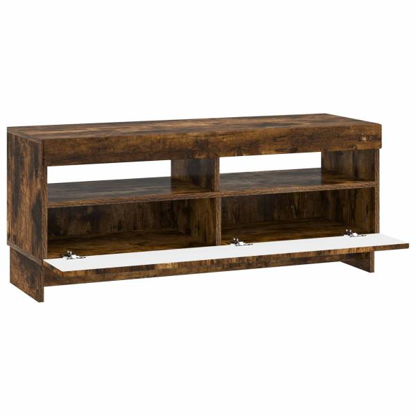 LED-TV-Schrank EDE 100 x 35 x 43 cm Raucheiche Holzwerkstoff