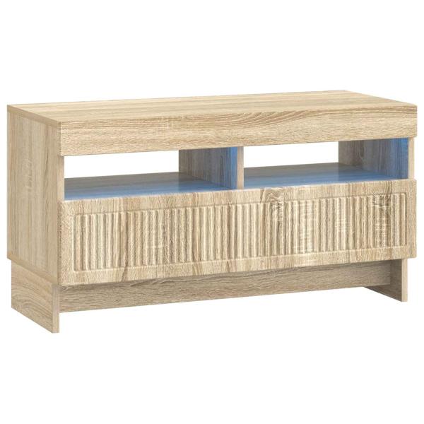 LED-TV-Schrank ALKMAAR 81 x 35 x 43 cm Sonoma-Eiche