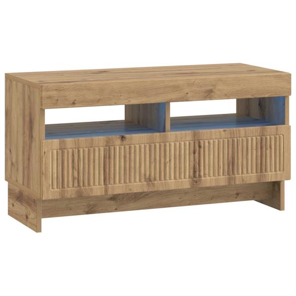 LED-TV-Schrank ALKMAAR 81 x 35 x 43 cm Artisan-Eiche