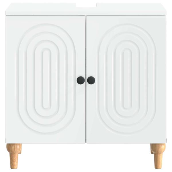 Waschbeckenschrank ALKMAAR Weiß 59,5 x 31,5 x 59 cm