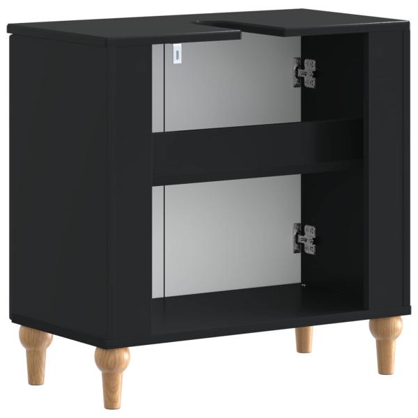 Waschbeckenschrank ALKMAAR Schwarz 59,5 x 31,5 x 59 cm
