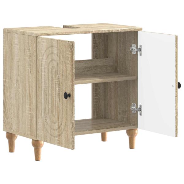 Waschbeckenschrank ALKMAAR Sonoma-Eiche 59,5 x 31,5 x 59 cm
