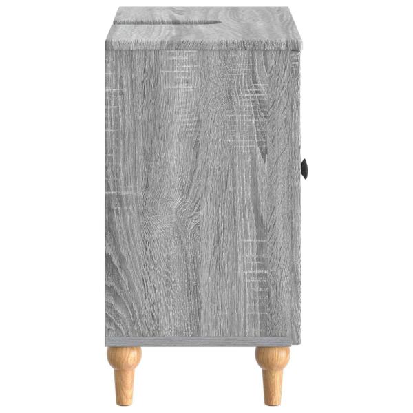 Waschbeckenschrank ALKMAAR Sonoma-Grau 59,5 x 31,5 x 59 cm