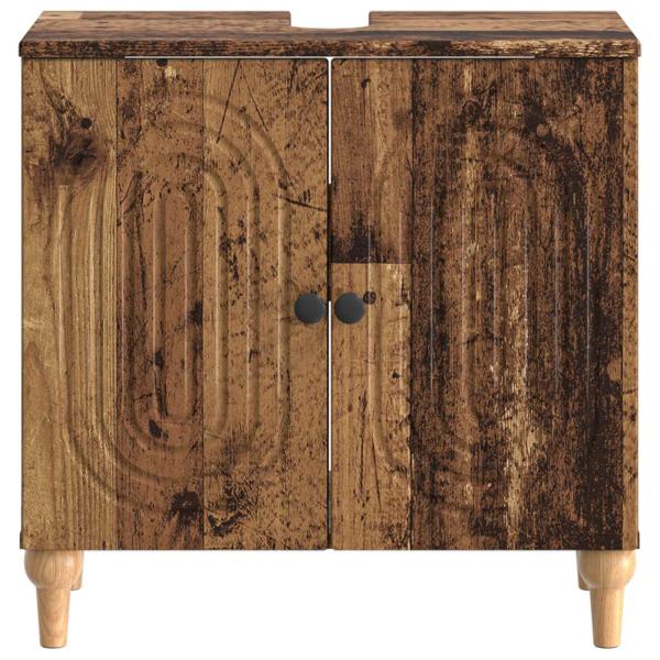 Waschbeckenschrank ALKMAAR Altholz 59,5 x 31,5 x 59 cm