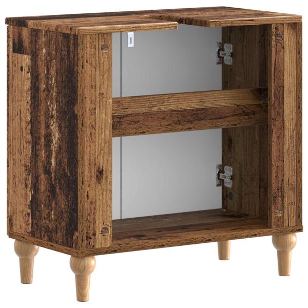 Waschbeckenschrank ALKMAAR Altholz 59,5 x 31,5 x 59 cm