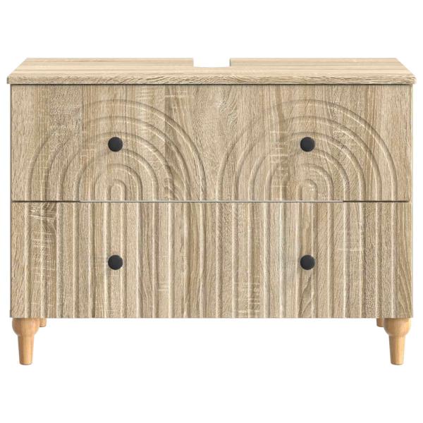 Waschbeckenschrank ALKMAAR Sonoma-Eiche 82 x 41 x 59 cm