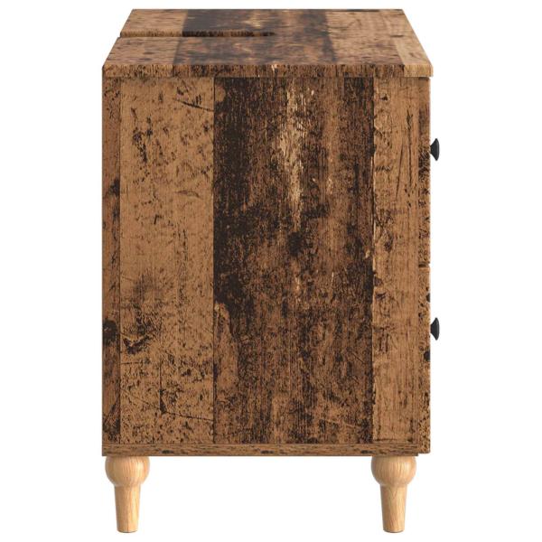 Waschbeckenschrank ALKMAAR Altholz 82 x 41 x 59 cm