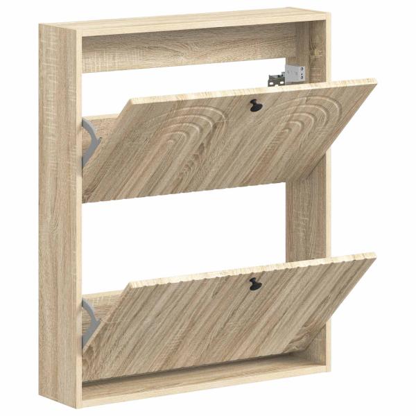 Wandmontierter Schuhschrank ALKMAAR 71 x 17 x 86 cm