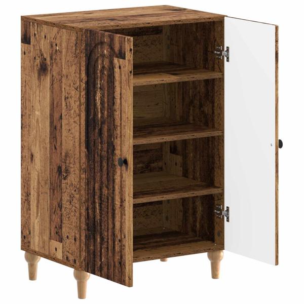 Schuhschrank ALKMAAR 59,5 x 39,5 x 90 cm Holzwerkstoff Altholz