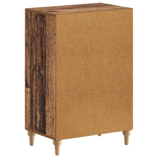 Schuhschrank ALKMAAR 59,5 x 39,5 x 90 cm Holzwerkstoff Altholz