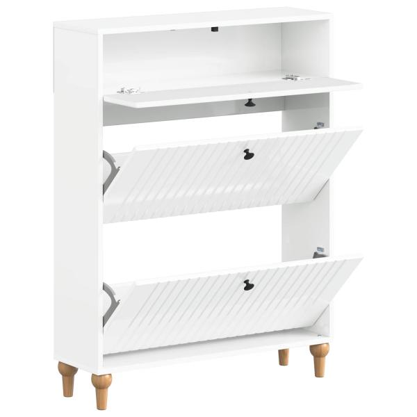 Schuhschrank ALKMAAR 78 x 24 x 103 cm Holzwerkstoff