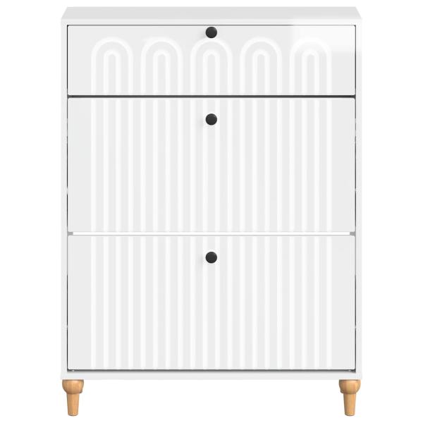 Schuhschrank ALKMAAR 78 x 24 x 103 cm Holzwerkstoff