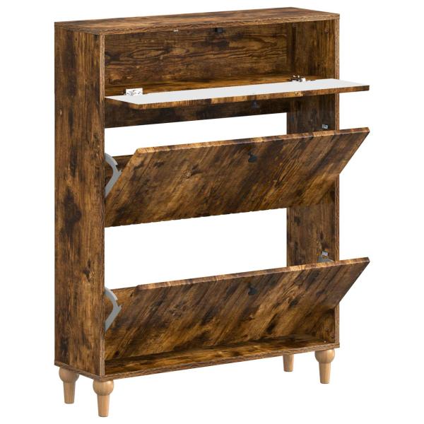 Schuhschrank ALKMAAR 78 x 24 x 103 cm Holzwerkstoff
