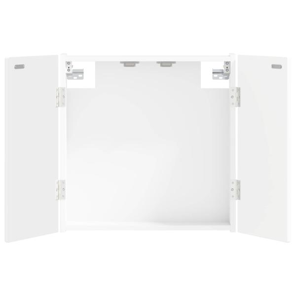Dartboard Schrank ALKMAAR Wei? 52,5 x 10,5 x 53,5 cm