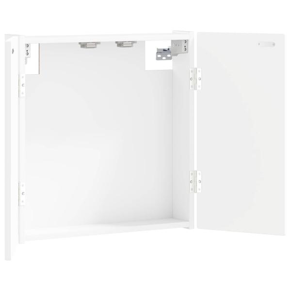 Dartboard Schrank ALKMAAR Wei? 52,5 x 10,5 x 53,5 cm
