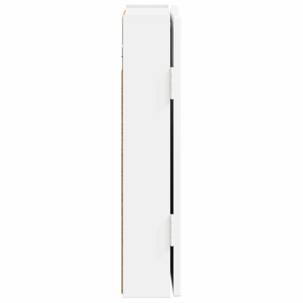 Dartboard Schrank ALKMAAR Wei? 52,5 x 10,5 x 53,5 cm