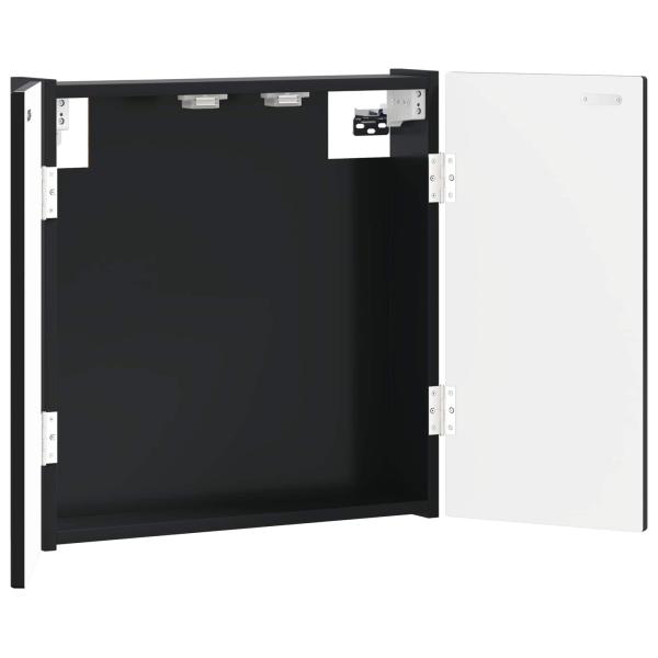Dartboard Schrank ALKMAAR Schwarz 52,5 x 10,5 x 53,5 cm